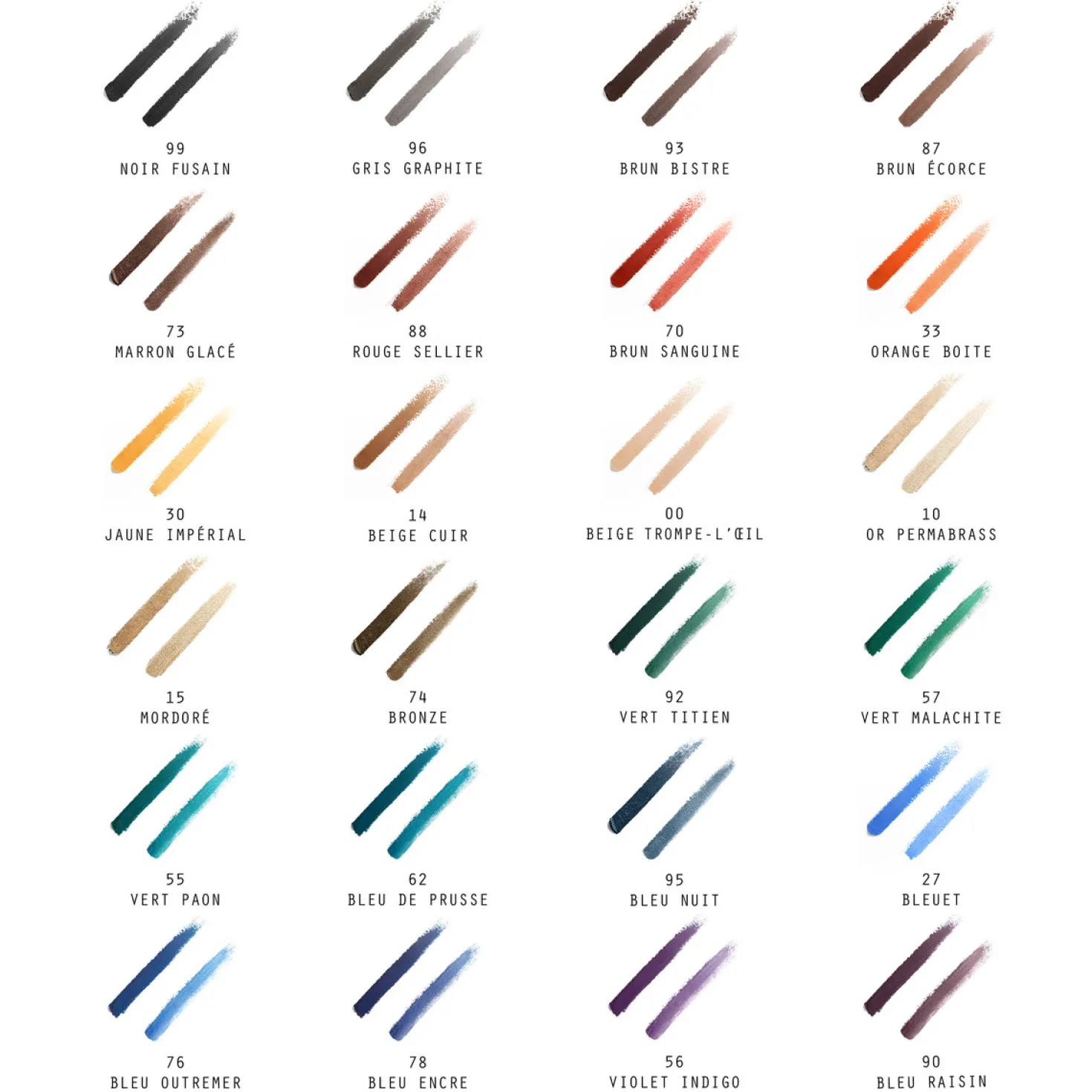 Trait d'Hermès, Farbstift für die Augen , Violet Indigo