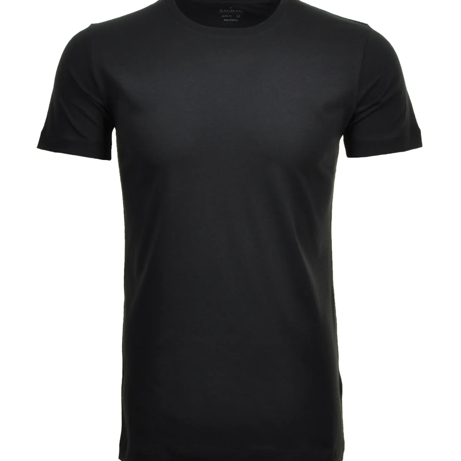 2 t-shirt doppelpack bodyfit mit rundhals