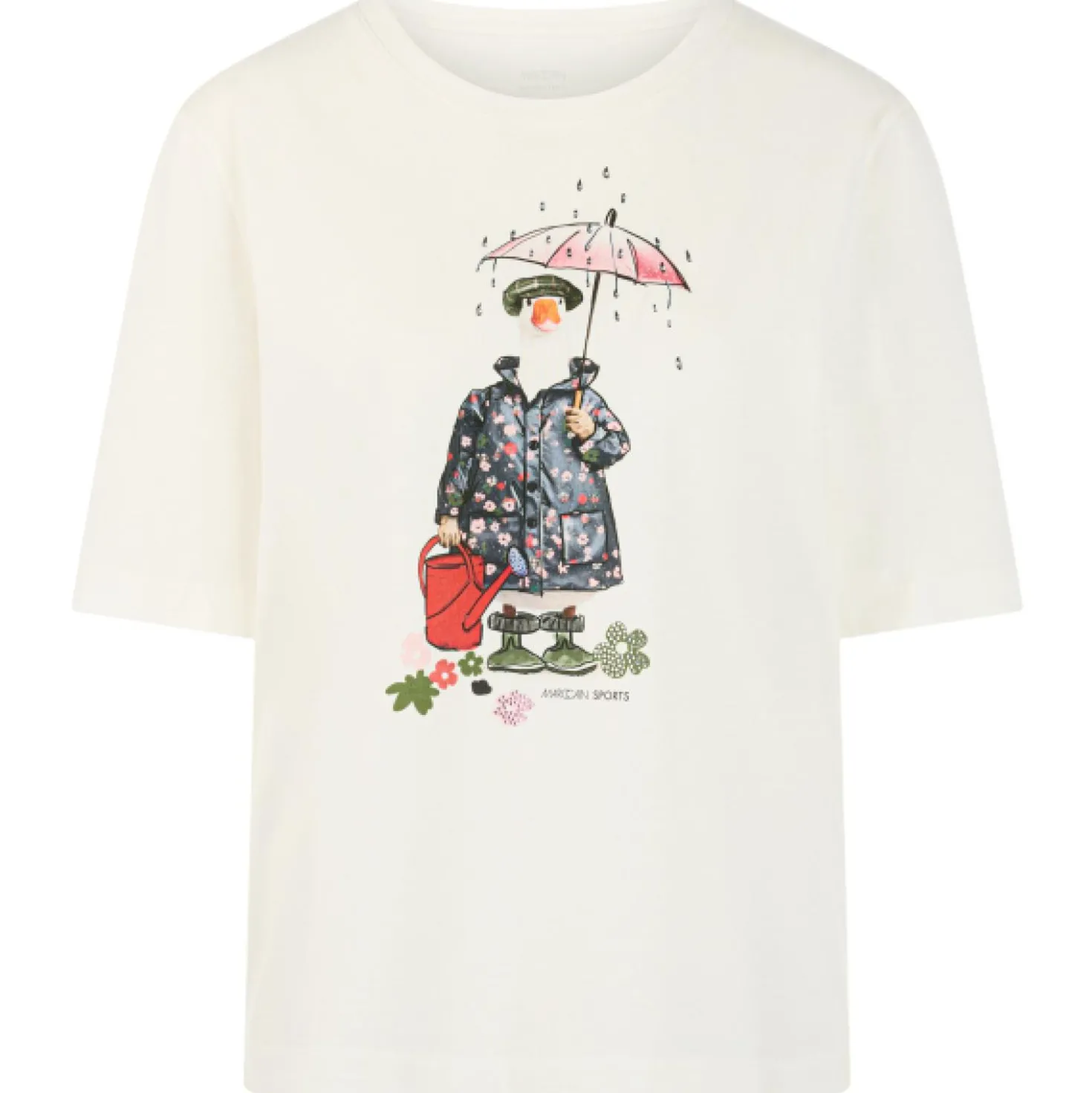 T-shirt mit artwork-print