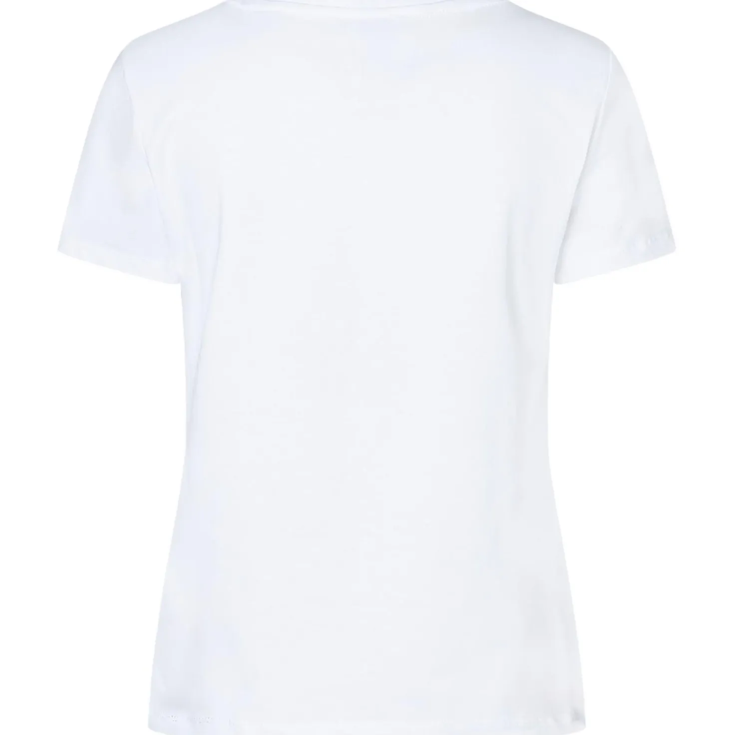 T-shirt mit perlenschriftzug