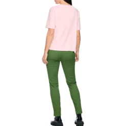T-shirt mit print und pailetten