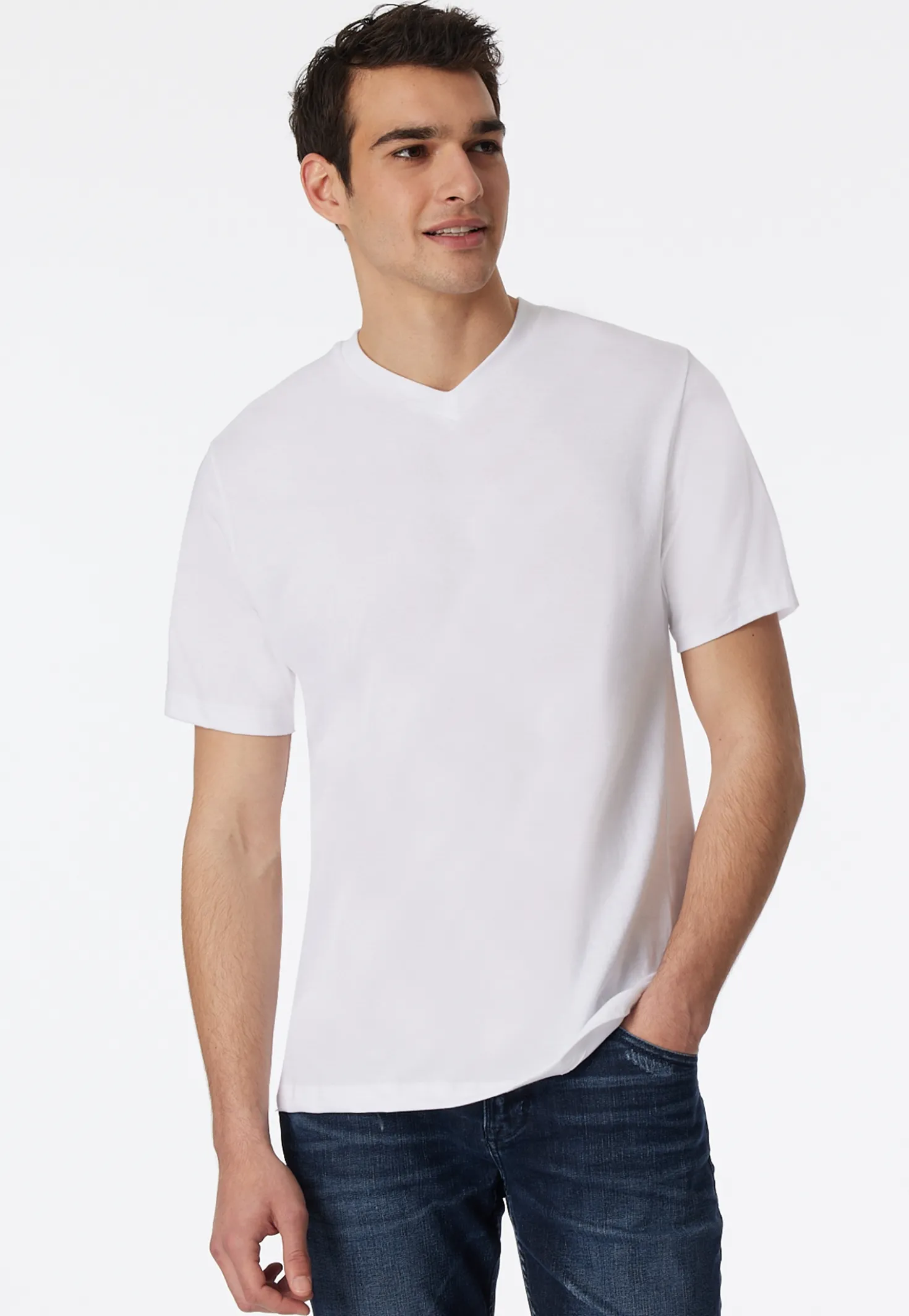 T-Shirt V-Ausschnitt 2er-Pack