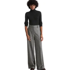 Tweedhose wide