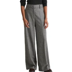 Tweedhose wide