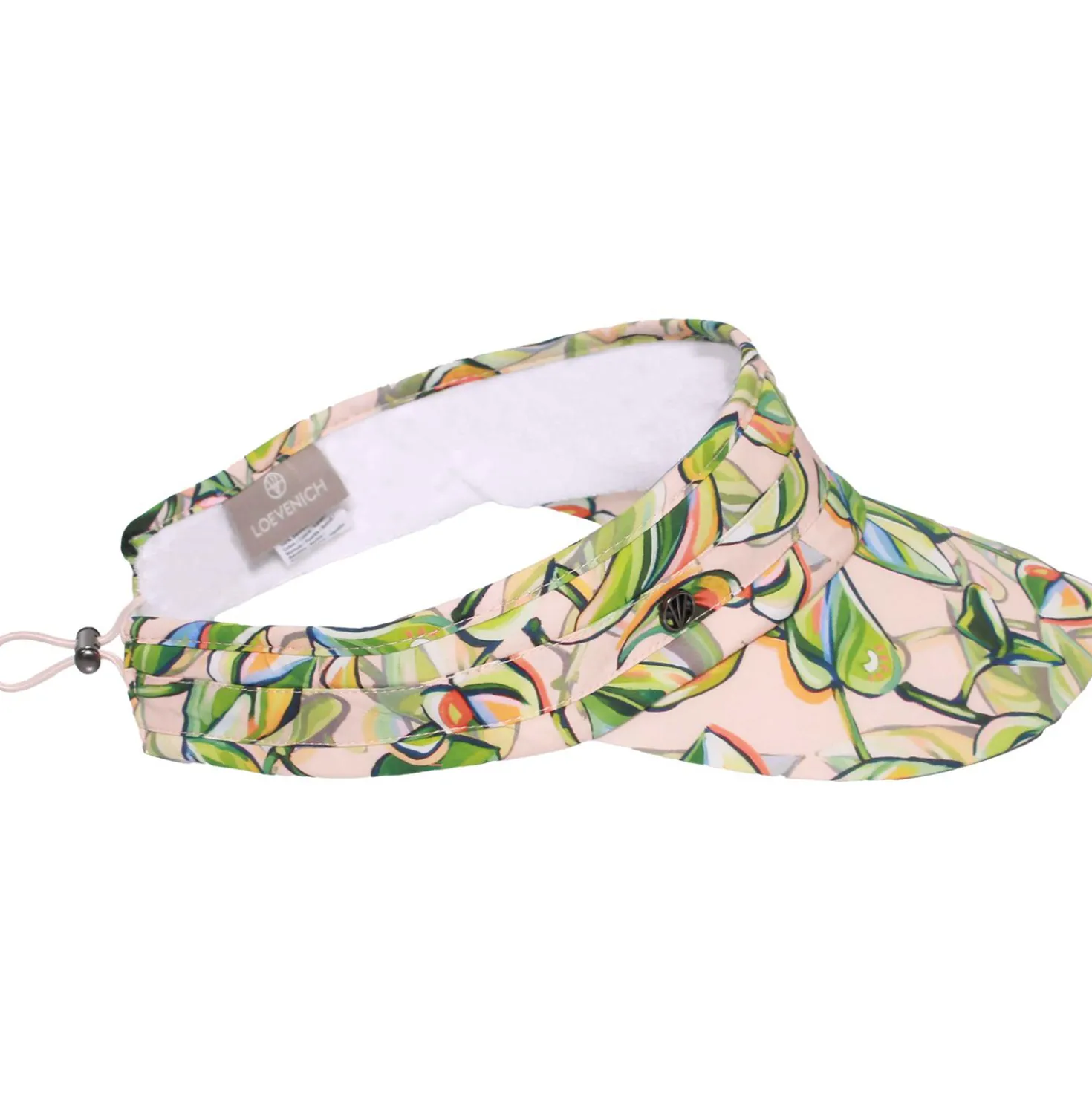 Visor mit Blättermuster