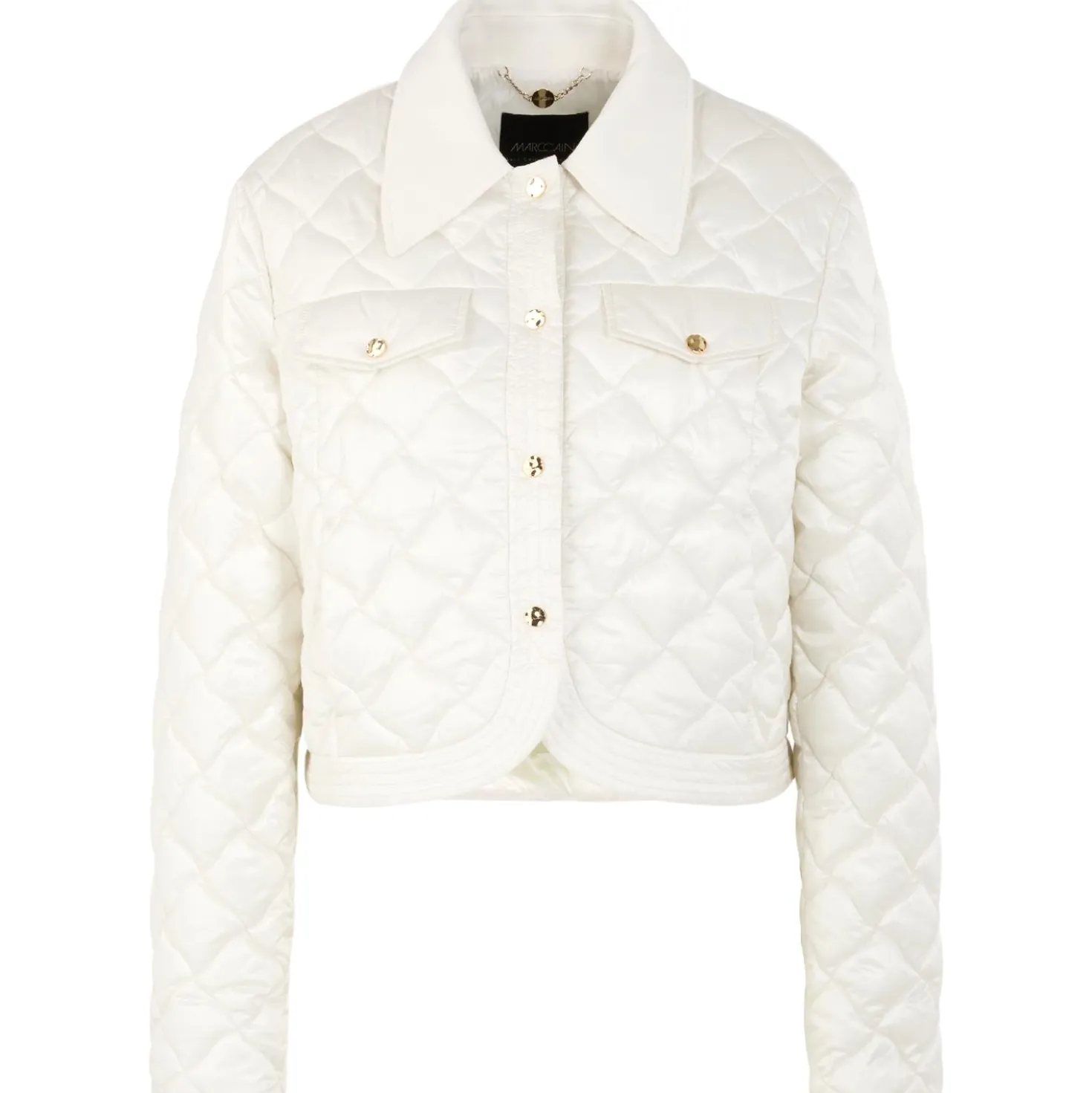 Wattierte jacke "rethink together"