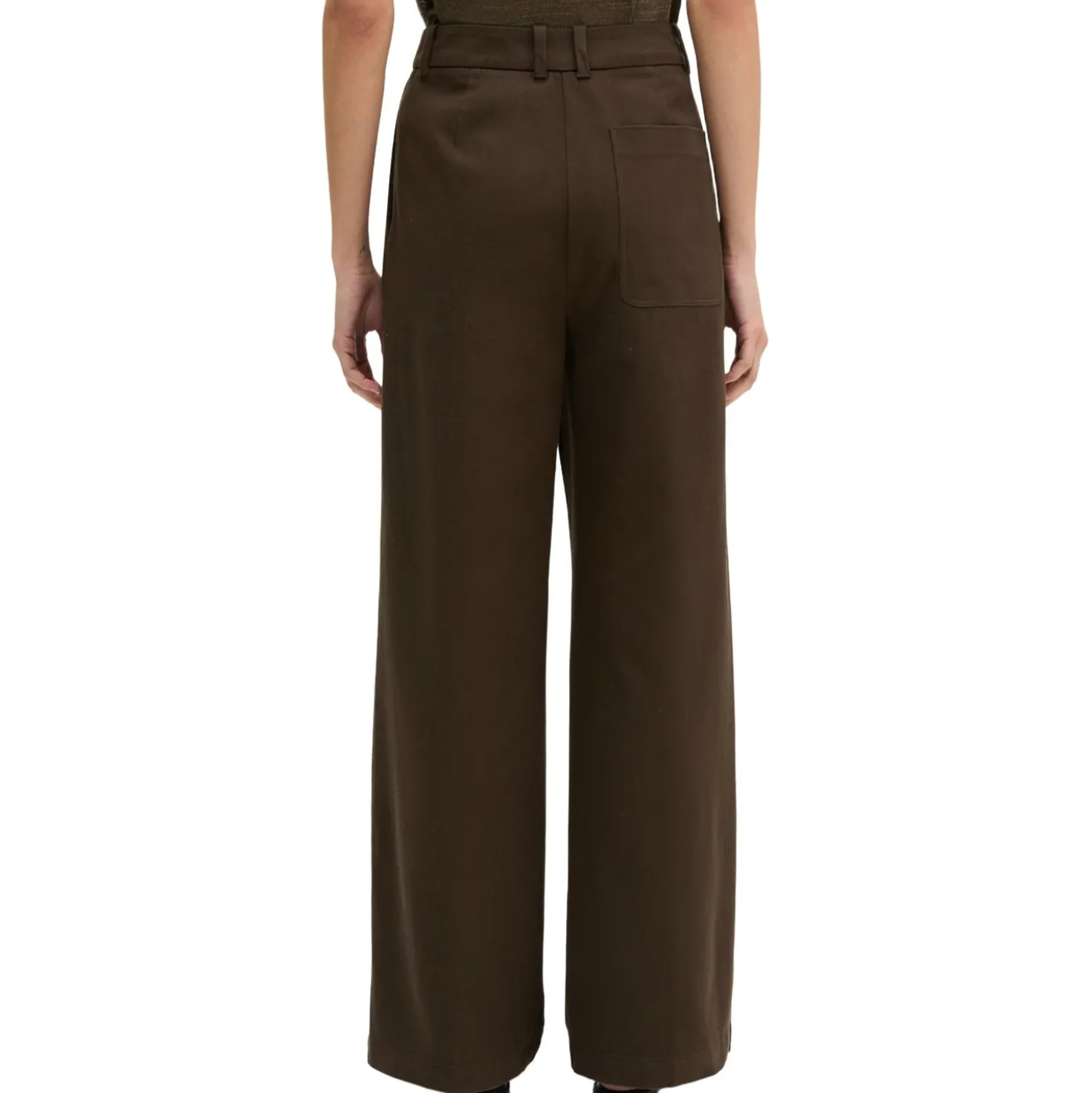 Weite bundfaltenhose