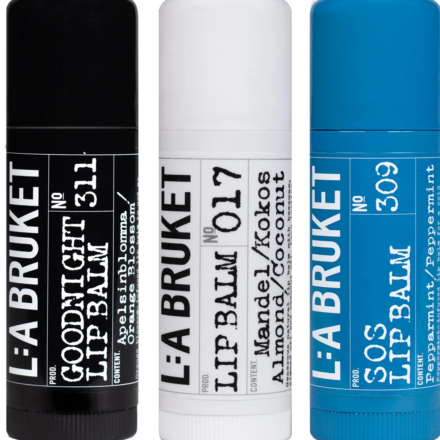 Wellbeing Lip Balm Trio