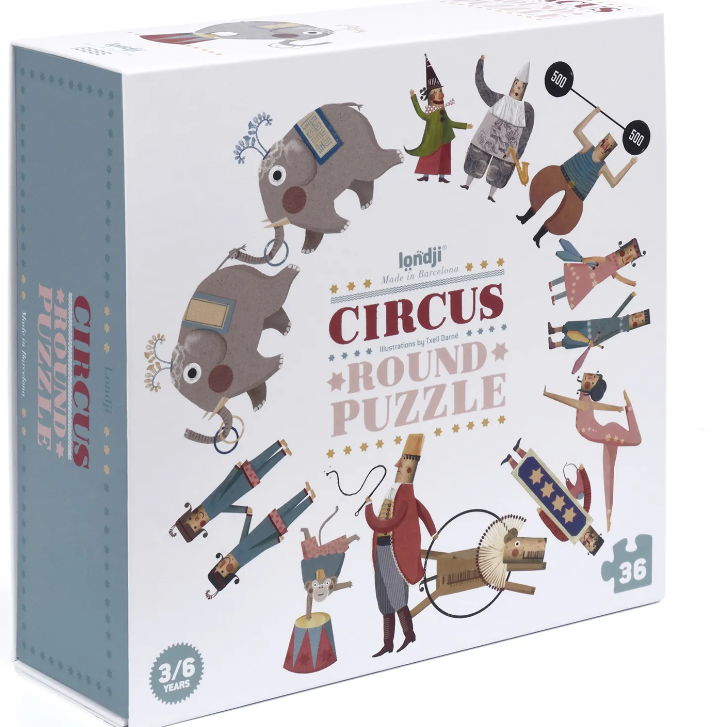 Zirkus Rundpuzzle