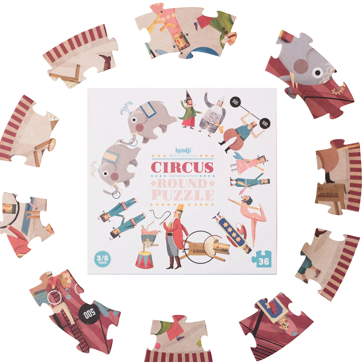 Zirkus Rundpuzzle